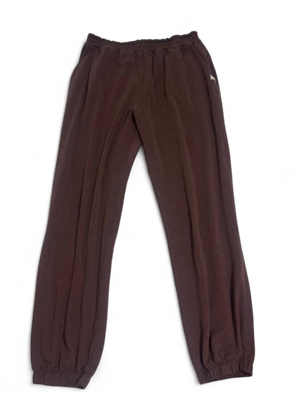 Vuori Boyfriend Brown Cedar Heather Women's Joggers Size M Lounge Athleisure